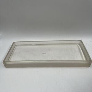 Luxury Waterworks Valet Bathroom Tray Satin Finish Glass Lacquer - 2 Available